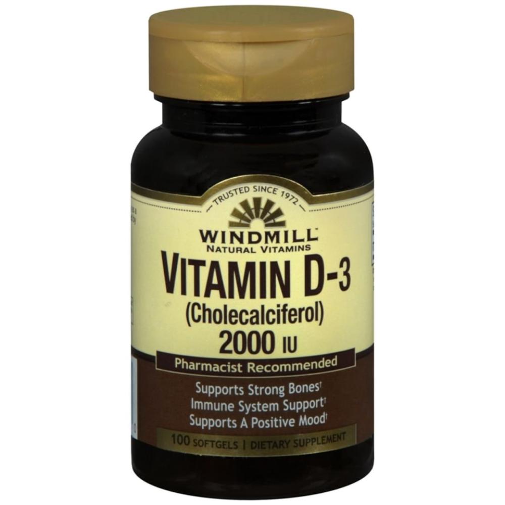 VITAMIN D3 2000 IU 100 CAPS