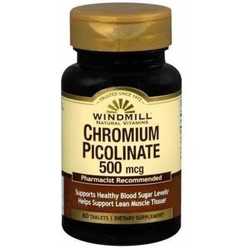 CHROMIUM PICOLINATE 500 MG 60 CAPS