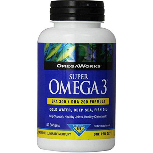 SUPER OMEGA 3 OMEGAWORKS 50 CAPS