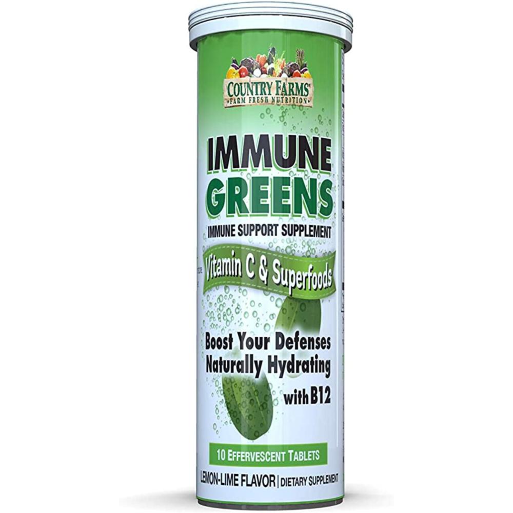 IMMUNE GREENS EFERVECENT 10 CAPS