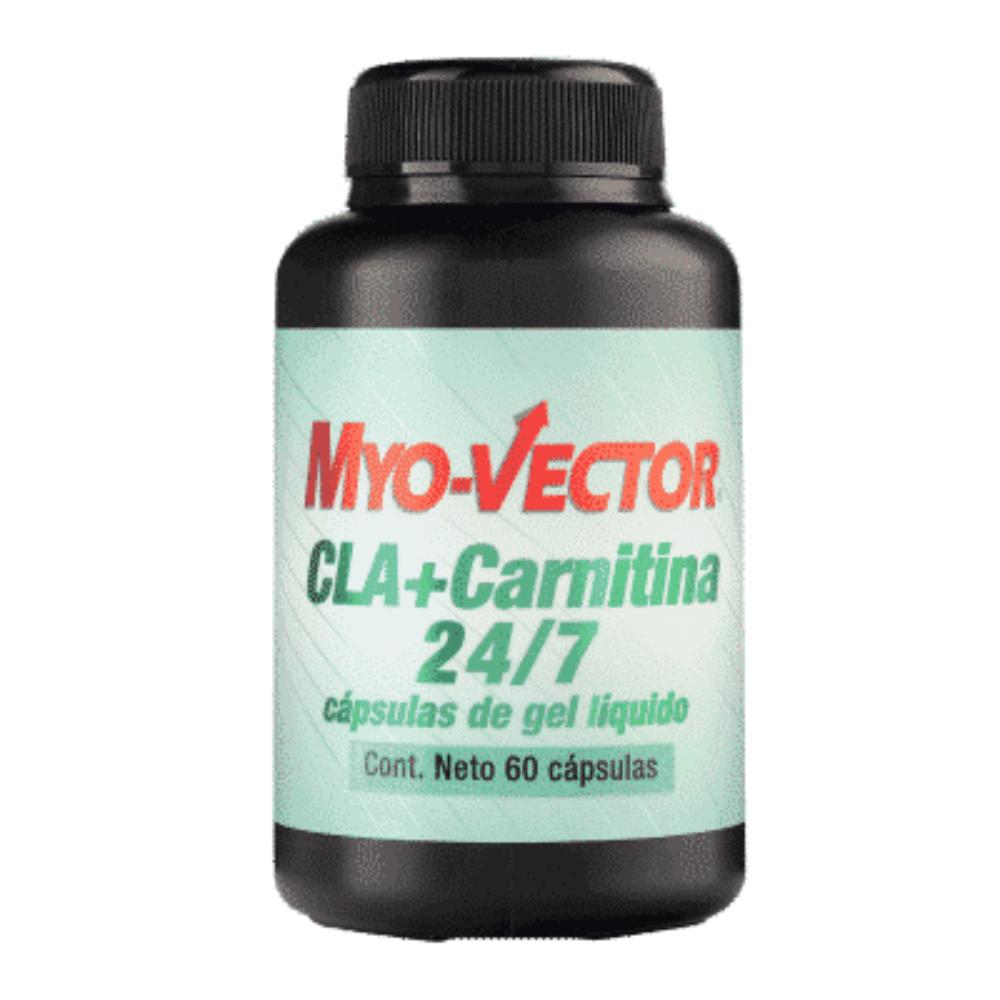 MYO-VECTOR CLA + CARNITINA 24/7 60 CAPS